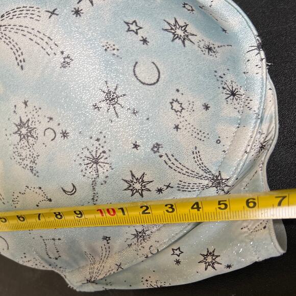 Victoria Secret Push-up Bra Light Blue Star Pattern 36DD - Picture 5 of 5